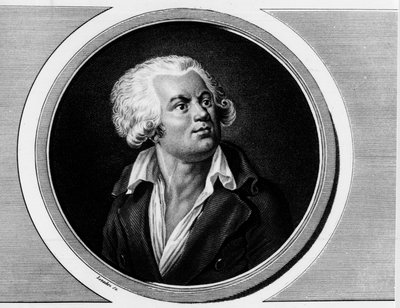 Retrato de Georges Jacques Danton, abogado convencional (1759-1794). Grabado en "Colección completa de pinturas históricas de la Revolución Francesa, en tres volúmenes." 1804. de Unknown artist