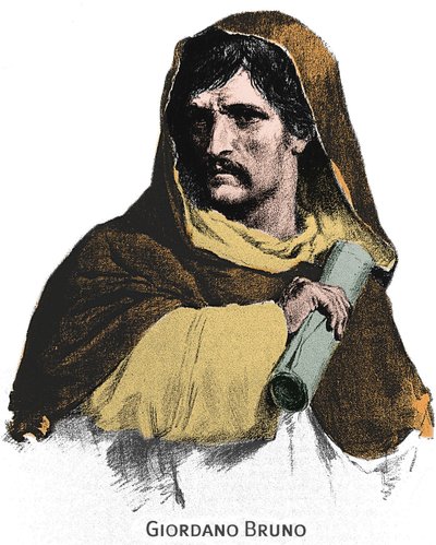 Retrato de Giordano Bruno (1548-1600) de Unknown artist