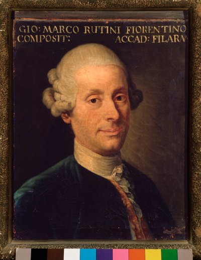 Retrato de Giovanni Marco Rutini de Unknown artist