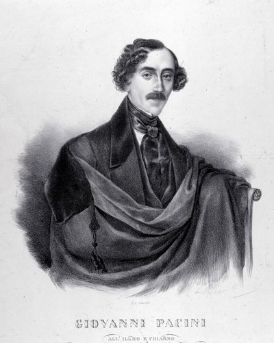 Retrato de Giovanni Pacini, compositor italiano (1796-1867) de Unknown artist