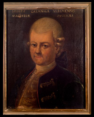 Retrato de Giuseppe Gazzaniga (1743-1818) compositor italiano de Unknown artist