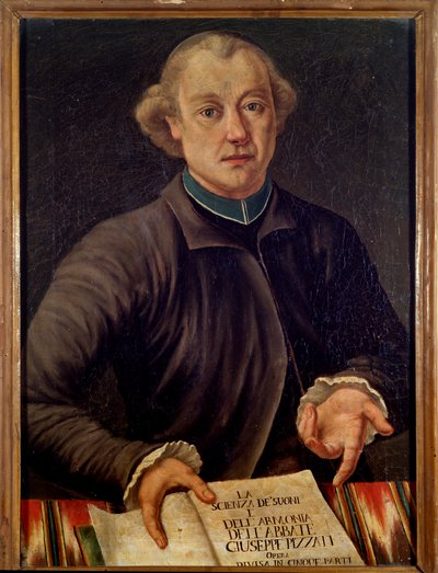 Retrato de Giuseppe Pizzati, teórico musical italiano de Unknown artist