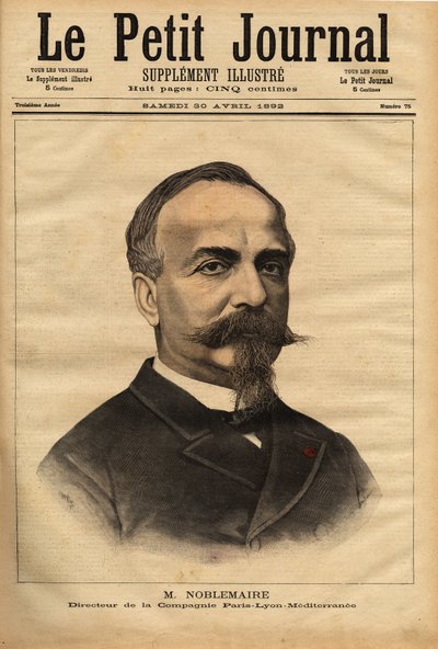 Retrato de Gustave Noblemaire (1832-1924) de Unknown artist