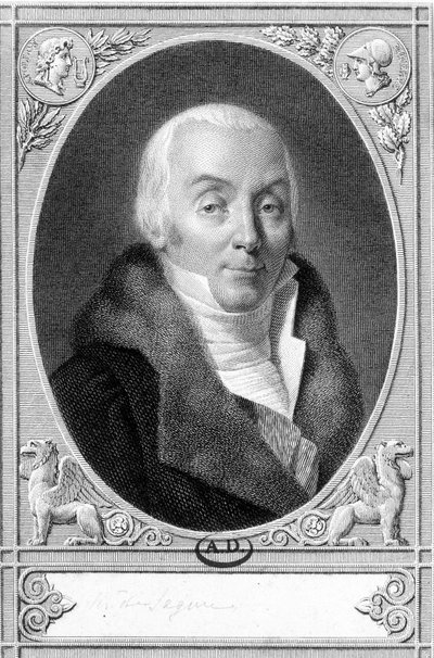 Retrato de Henri Philippe Marqués de Ségur (1724-1801), Mariscal de Francia y Secretario de Estado de Guerra bajo Luis XVI. Grabado del siglo XVIII de Unknown artist