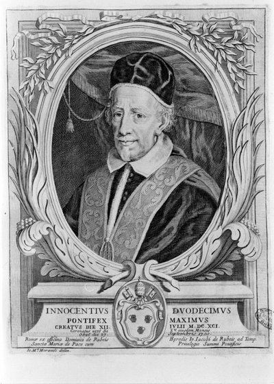 Retrato de Inocencio XII (1615 - 1700) de Unknown artist