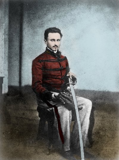 Retrato de Ippolito NIEVO (1831-61) escritor y patriota italiano. de Unknown artist
