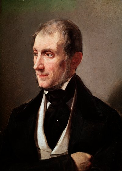 Retrato del novelista y poeta italiano Tommaso Grossi (1790-1853) de Unknown artist