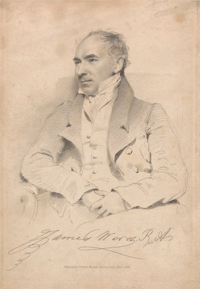 Retrato de James Ward, R. A. de Unknown artist