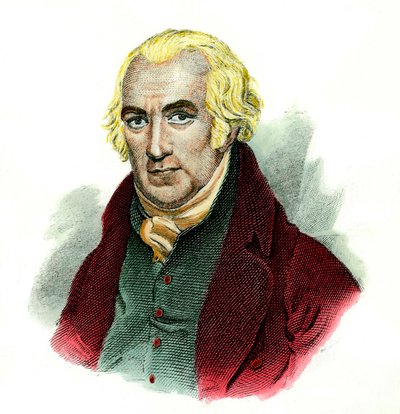 Retrato de James Watt (1736 - 1819) ingeniero escocés. de Unknown artist