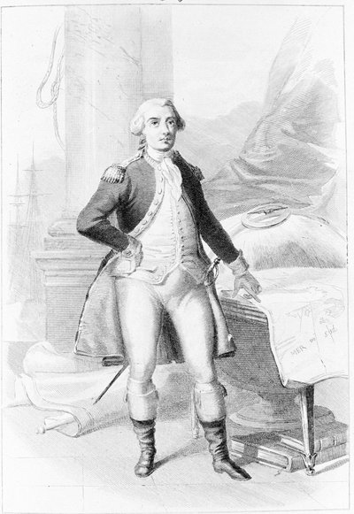 Retrato de Jean-Francois Galaup, Conde de La Perouse (Jean Francois Laperouse) de Unknown artist