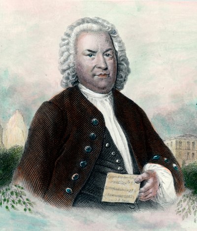 Retrato de Johann Sebastian Bach de Unknown artist
