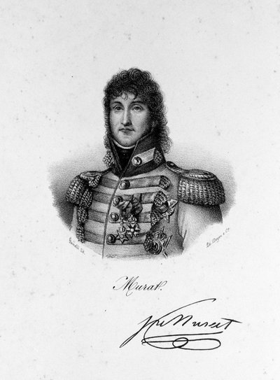 Retrato de Joachim Murat (1767 - 1815), mariscal de Francia, rey de Nápoles de Unknown artist