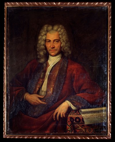 Retrato de Johann Joseph Fux, compositor, teórico musical y pedagogo austríaco de Unknown artist