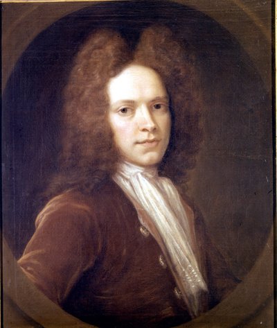 Retrato de John Christopher Pepusch (1667 - 1752) compositor británico de Unknown artist