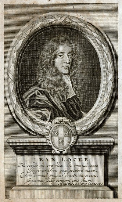 Retrato de John Locke (1632 - 1704), filósofo inglés de Unknown artist