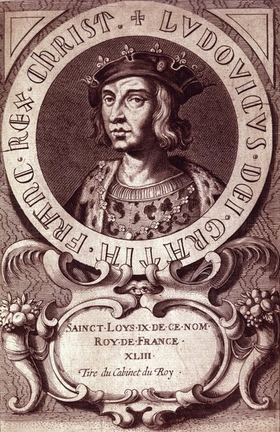 Retrato de Luis IX o San Luis (1214 - 1270). de Unknown artist