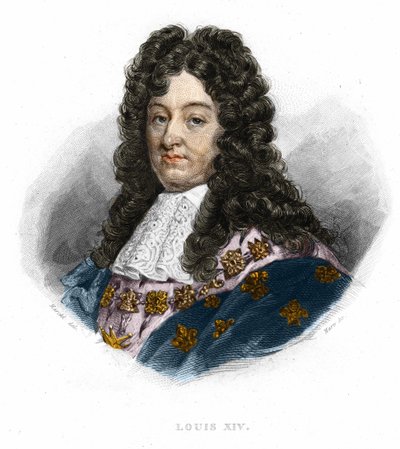 Retrato de Luis XIV (1638 - 1715), Rey de Francia. de Unknown artist