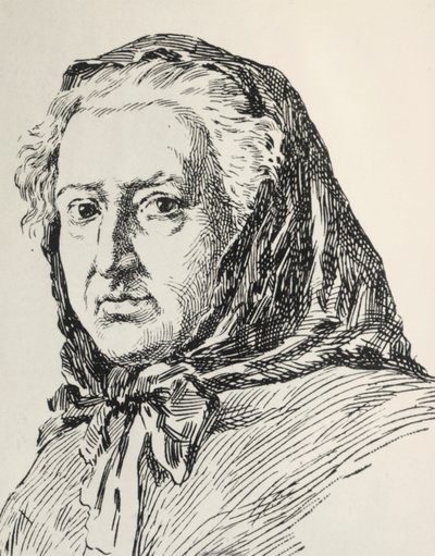Retrato de Louise Ackermann de Unknown artist