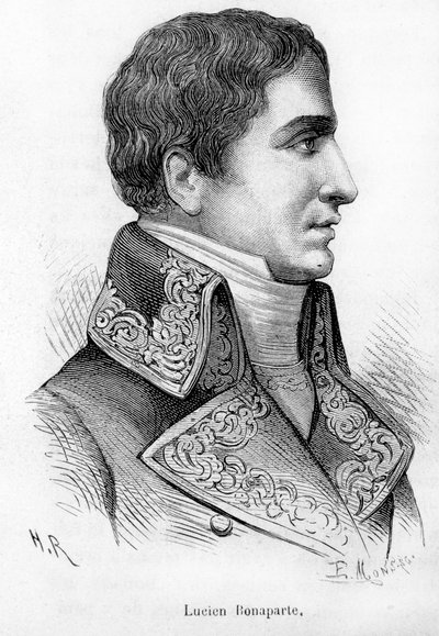 Retrato de Lucien Bonaparte (1775-1840), segundo hermano de Napoleón Bonaparte. de Unknown artist