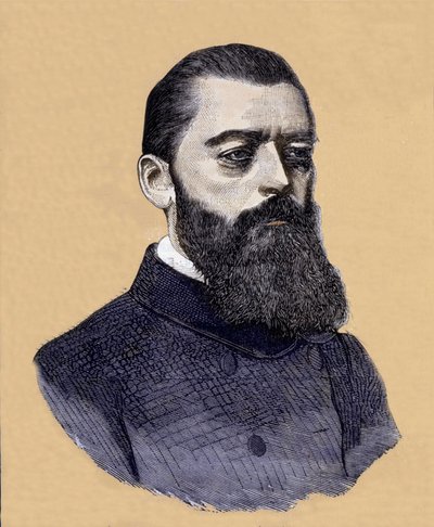 Retrato de Ludwig Feuerbach (1804-1872), filósofo alemán de Unknown artist