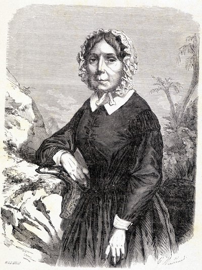 Retrato de Madame Ida Pfeiffer (1798-1858), viajera austriaca. de Unknown artist