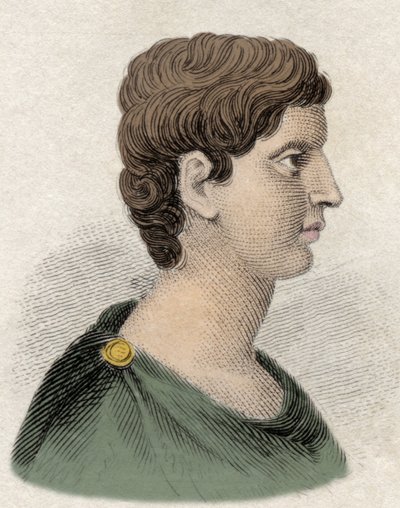 Retrato de Marco Antonio, general y estadista romano (v. 83 a 30 a.C.) de Unknown artist