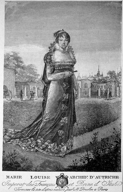 Retrato de Marie Louise, Archiduquesa de Austria, esposa de Napoleón I de Unknown artist