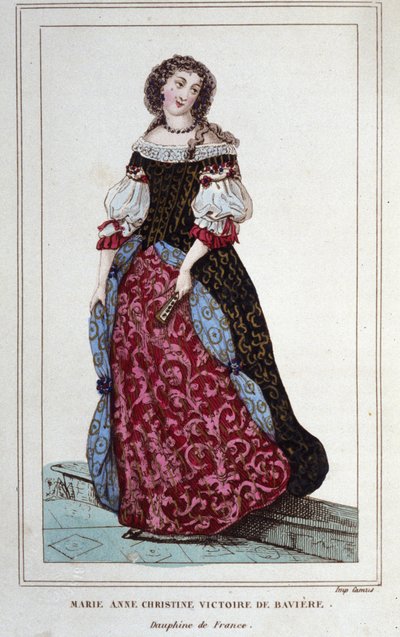 Retrato de María - Ana - Cristina de Baviera. Múnich de Unknown artist