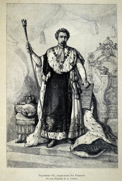 Retrato de Napoleón III como Emperador de Unknown artist