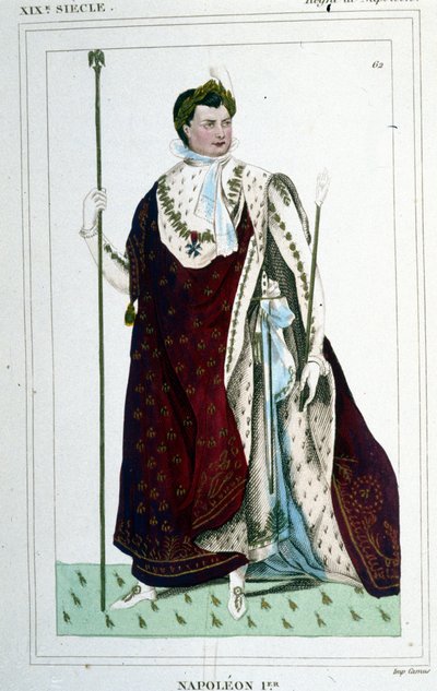 Retrato de Napoleón I (1769 - 1821) en traje de emperador. de Unknown artist