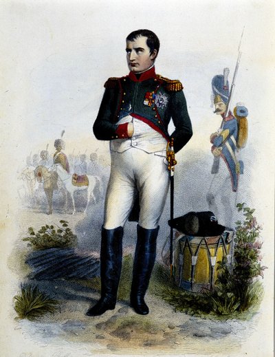 Retrato de Napoleón I. Grabado del siglo XIX de Unknown artist