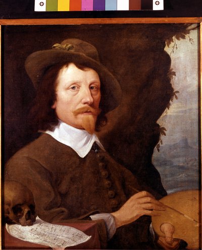 Retrato de Nicholas Lanier (Laniere) de Unknown artist