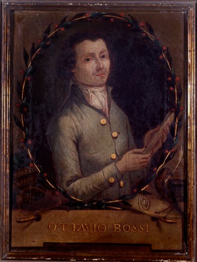 Retrato de Ottavio Bossi, compositor italiano de Unknown artist