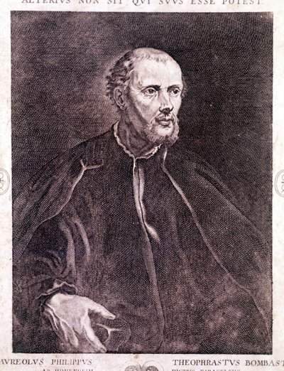 Retrato de Philippus Aureolus Theophrastus Bombastus von Hohenheim Paracelsus de Unknown artist