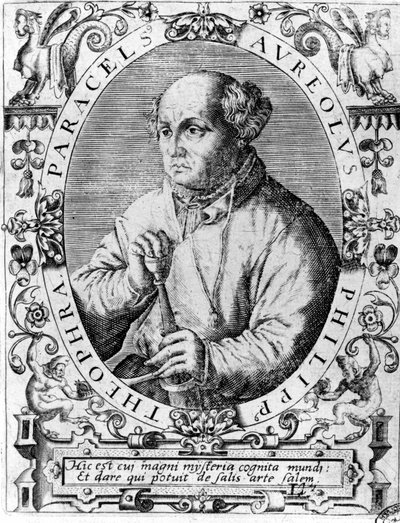 Retrato de Philipp Aureolus Theophrast Bombast von Hohenheim Paracelsus. de Unknown artist