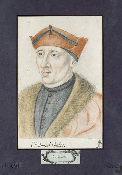 Retrato de Philippe de Chabot (1492-1543), almirante de Francia de Unknown artist