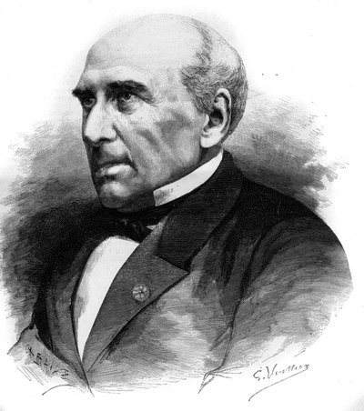 Retrato de Pierre Guillaume Frédéric Le Play (1806-1882), ingeniero y sociólogo francés. de Unknown artist