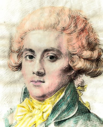 Retrato de Pierre Victorien Vergniaud, político francés Girondino (detalle) de Unknown artist