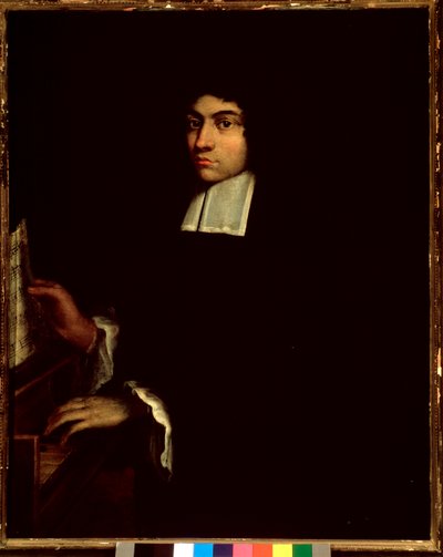 Retrato de Pietro degli Antoni (1648 ca-1720) compositor italiano. Pintura anónima. Siglo XVIII. Bolonia, Museo Cívico Bibliográfico de Unknown artist