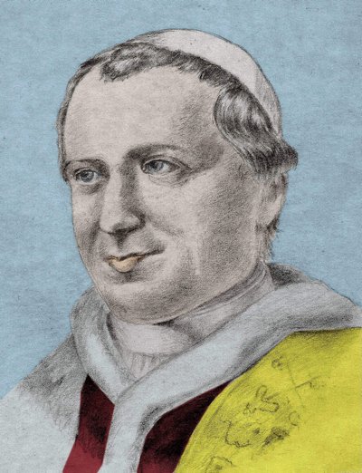 Retrato de Pío IX (1792-1878), 253º Papa (1846-1878). de Unknown artist