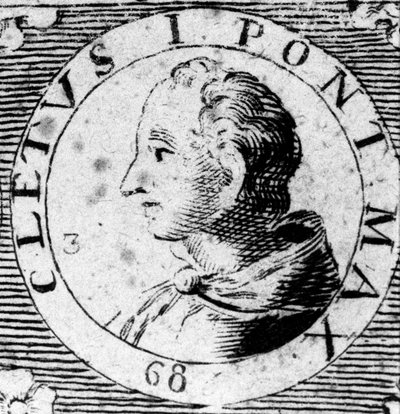 Retrato del Papa Anacleto o Cleto I, fallecido en 91. de Unknown artist