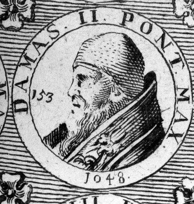 Retrato del Papa Dámaso II (fallecido en 1048). de Unknown artist