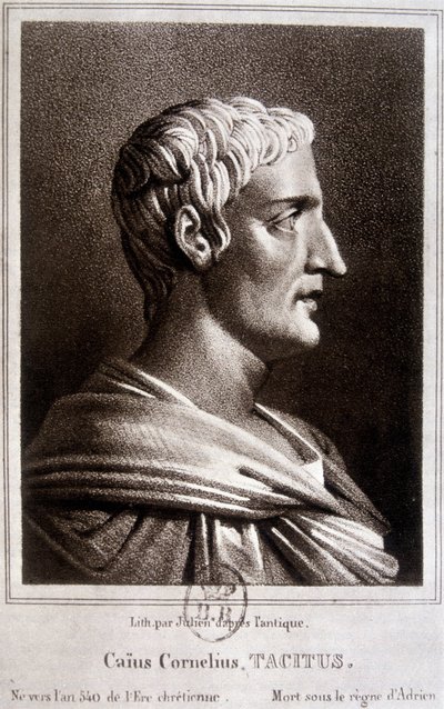 Retrato de Publio Cornelio Tácito, historiador romano (v.56 -v.120). de Unknown artist