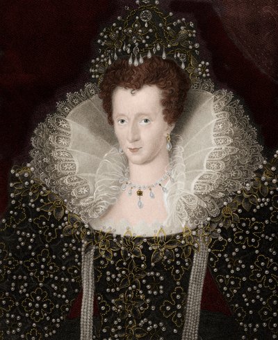 Retrato de la Reina Isabel I de Inglaterra (1533-1603) de Unknown artist