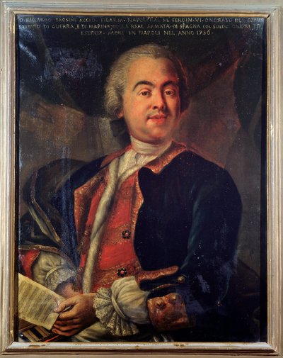 Retrato de Riccardo Broschi, compositor italiano (pintura) de Unknown artist