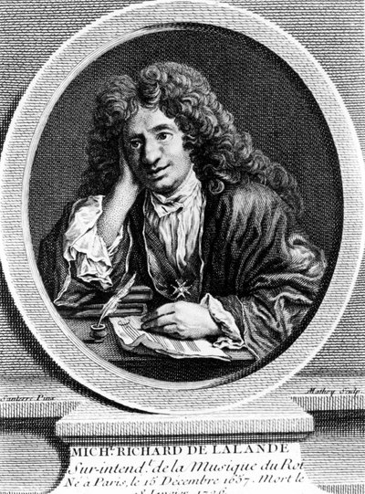 Retrato de Richard Delalande, superintendente de la Música del Rey; n. 15 Dic. 1657 en París; m. 18 Ene. 1726. de Unknown artist