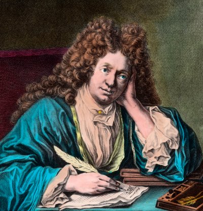 Retrato de Richard Delalande, superintendente de la Música del Rey, en París de Unknown artist