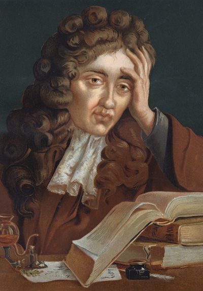 Retrato de Robert Boyle (1627-1691), físico y químico irlandés (La Ciencia y sus Hombres) de Unknown artist
