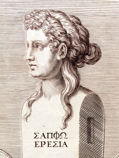 Retrato de Safo (Sappho) de Unknown artist