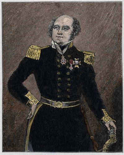 Retrato de Sir John Franklin (1786-1847) oficial naval y explorador británico de Unknown artist